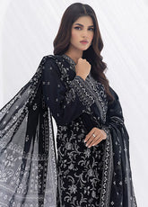Lakhany Monochrome Printed Lawn Suits Unstitched 3 Piece Suit - LSM24MP LG-IG-0185